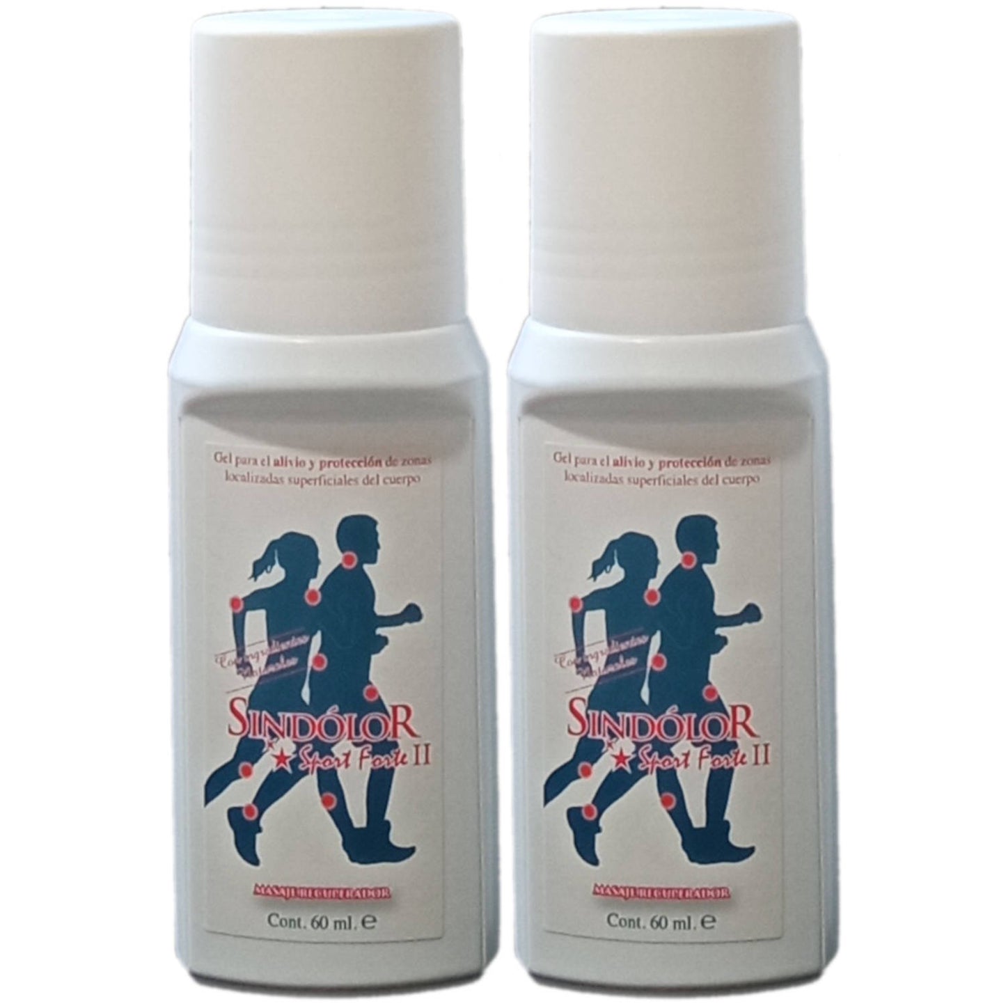 Pack Gel Sindólor Rollon Sport Forte. 2 Unidades x 60 ml