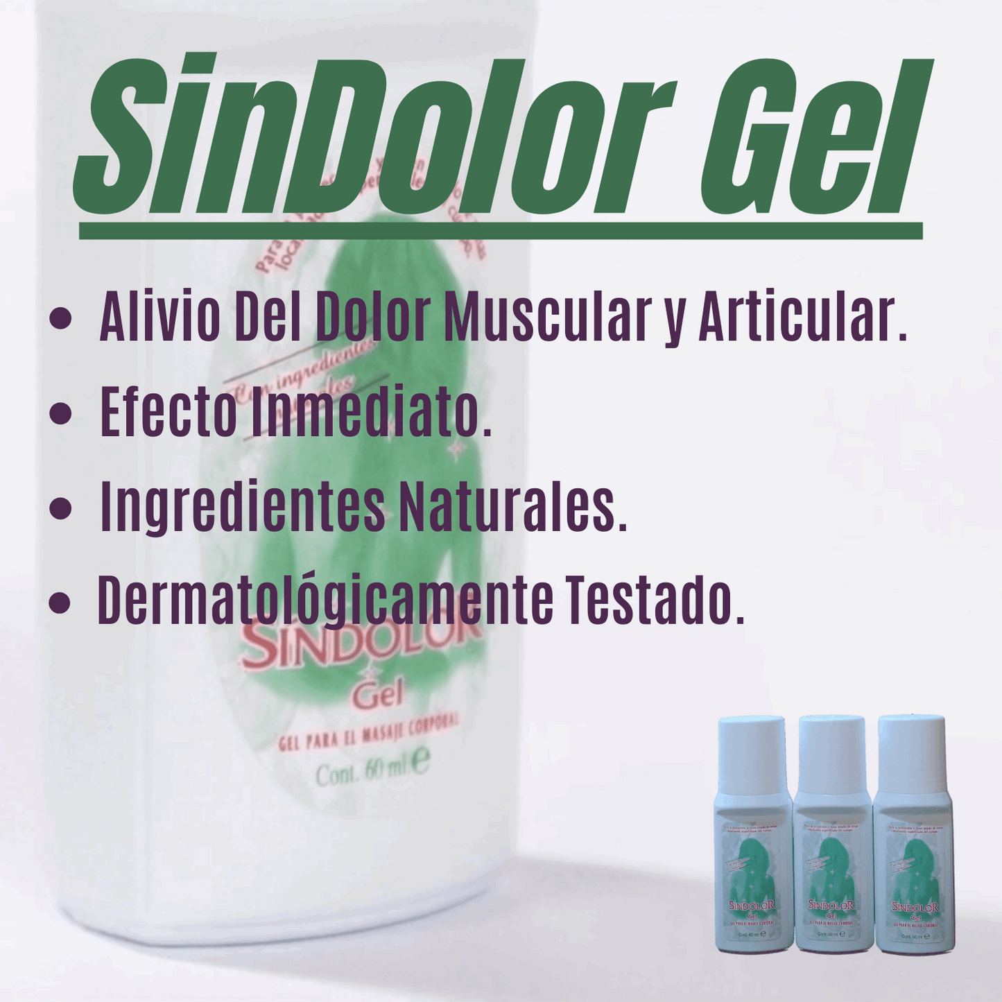Ficha Informativa Lote 3 Gel Sin Dolor Rollon 60 ml