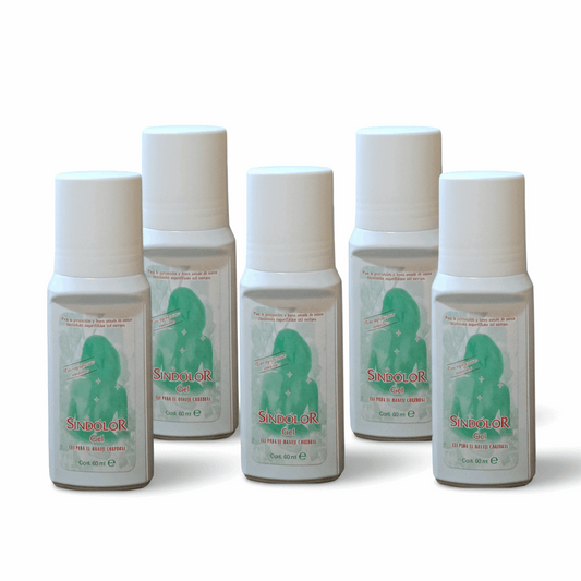 Sindolor Gel Rollon Pack 5 Unidades x 60 ml