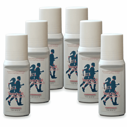 Sindolor Gel Rollon Sport Forte Pack 6 Unidades x 60 ml
